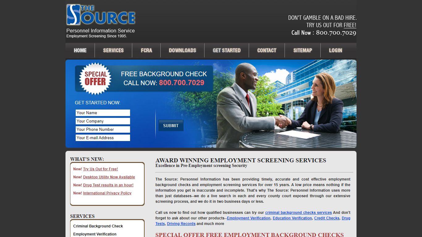 Employment Screening Services, Background Checks California, Texas ...